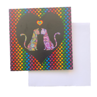 Triskele Arts Cards HEART CATS