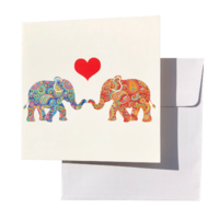 Triskele Arts Cards HEART ELEPHANT